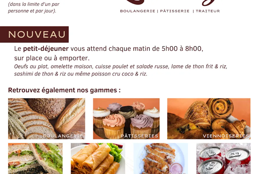 Liou Fong Junior, carte du jour